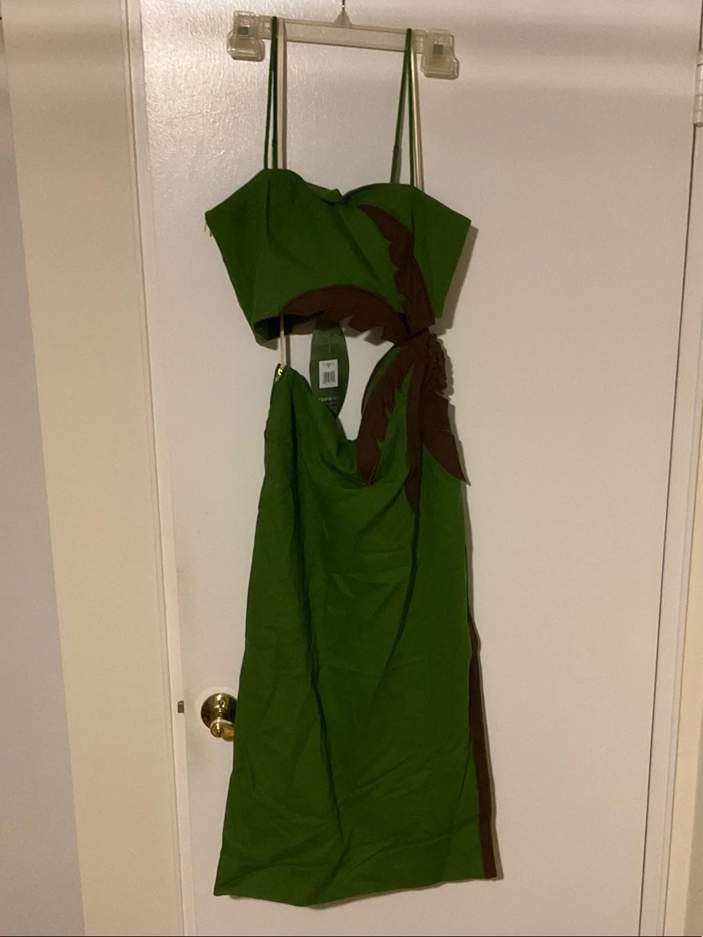 FARM Rio Green 3d Palm Tree Cut-Out Midi Dress - Picture 4 of 7